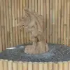  Product image 4 of the product “Garuda made from wood, one part, natural finish ”
